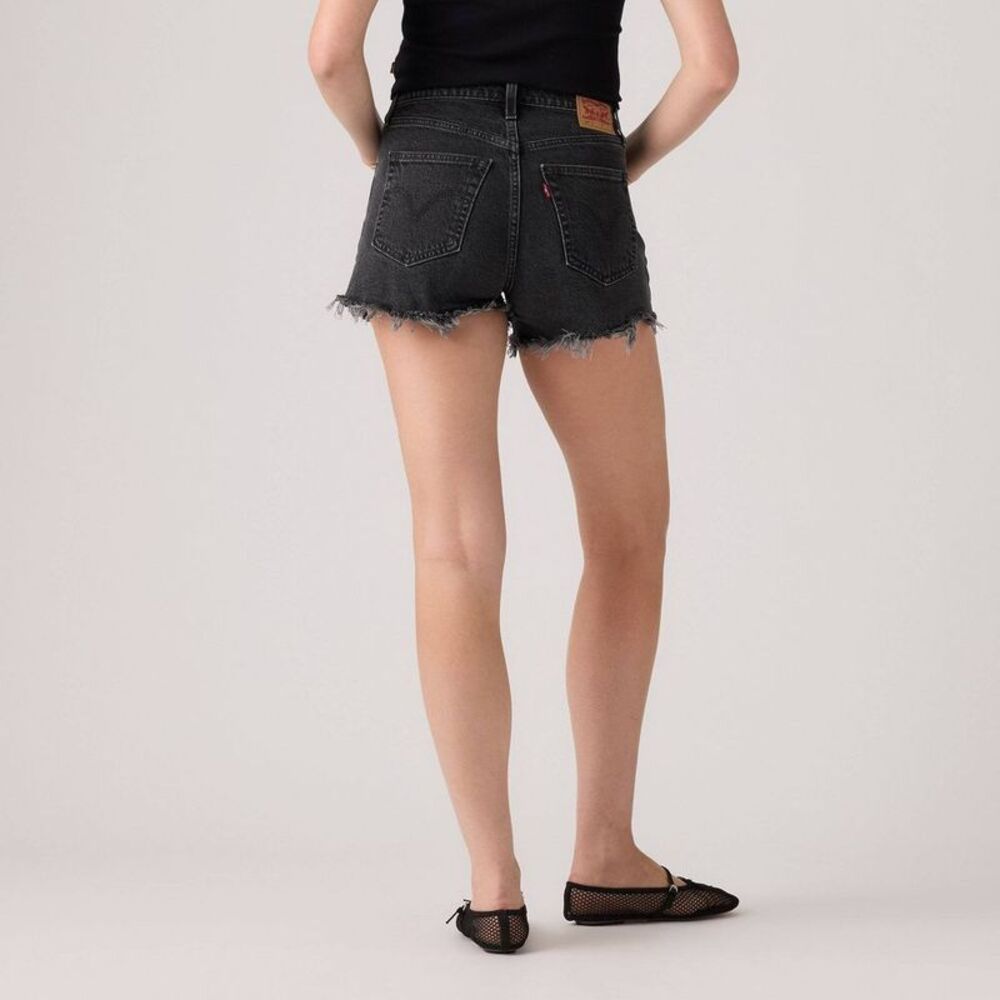 Open Box - Levi's -  Women's 501 Curve Shorts - Memories Of You  Black